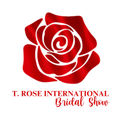 T. Rose International Bridal Shows logo red