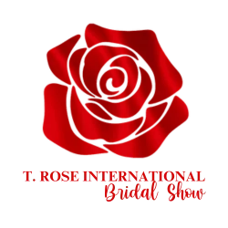 T. Rose International Bridal Shows logo red